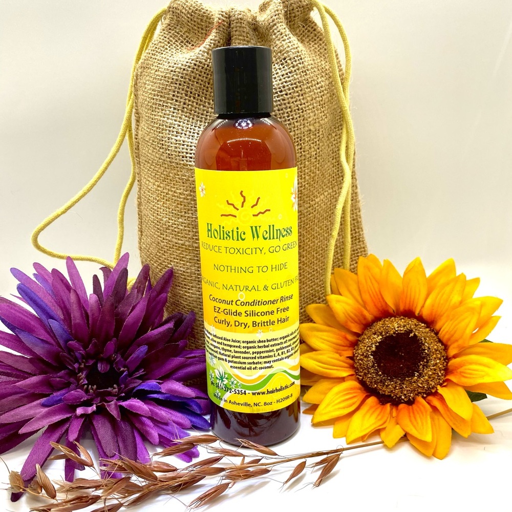 Organic silicone free conditioner